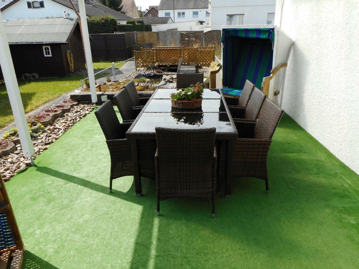 Modernes Ferienhaus Der Besonderen Art Mit Garten レーネ エクステリア 写真